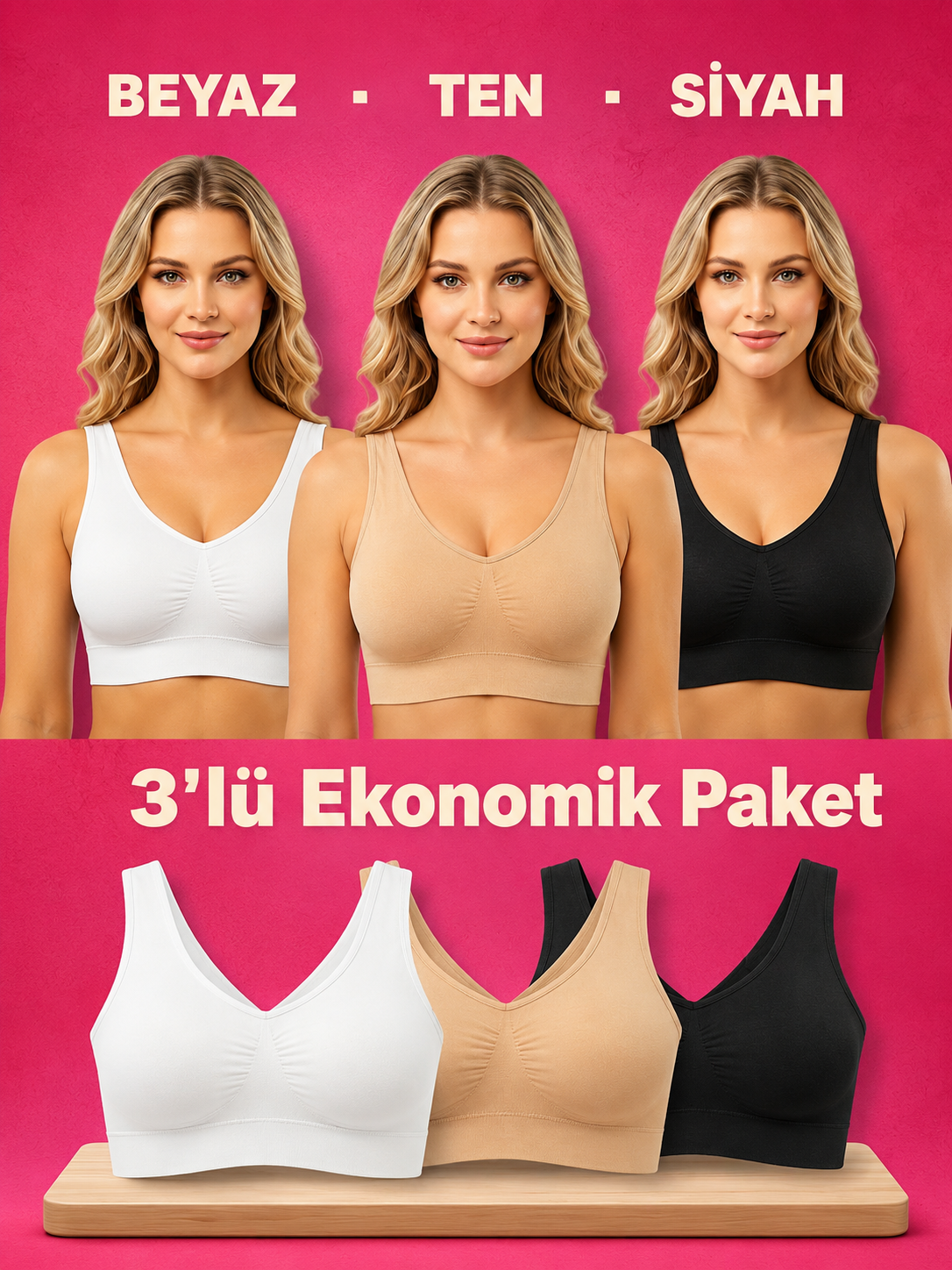 Toparlayıcı Dikleştirici Sütyen